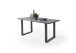 Baumkantentisch >Calabria< in Akazie grau / antik  - 200x77,5x100 (BxHxT)