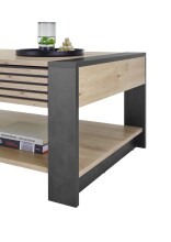 Couchtisch >Felipe< in Artisan Eiche Dekor - 108x42x60cm (BxHxT)