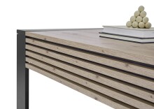 Couchtisch >Felipe< in Artisan Eiche Dekor - 108x42x60cm (BxHxT)