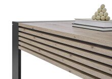Couchtisch >Felipe< in Artisan Eiche Dekor - 108x42x60cm (BxHxT)