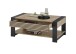 Couchtisch >Felipe< in Artisan Eiche Dekor - 108x42x60cm (BxHxT)