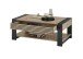 Couchtisch >Felipe< in Artisan Eiche Dekor - 108x42x60cm (BxHxT)