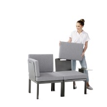 Gartenstuhl >Lugo< in eisengrau - 60x77x60 (BxHxT)