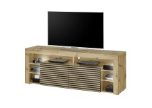 TV-Board >Goal 2.0< in Artisan Eiche Dekor -...