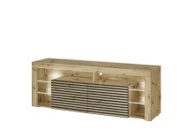 TV-Board >Goal 2.0< in Artisan Eiche Dekor - 179x67x44cm (BxHxT)