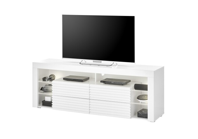 TV-Board >Goal 2.0< in weiß Dekor - 179x67x44cm (BxHxT)