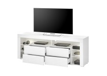 TV-Board >Goal 2.0< in weiß Dekor - 179x67x44cm (BxHxT)