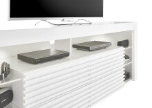 TV-Board >Goal 2.0< in weiß Dekor - 179x67x44cm (BxHxT)