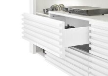 TV-Board >Goal 2.0< in weiß Dekor - 179x67x44cm (BxHxT)