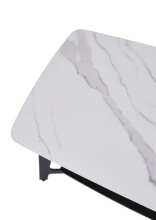 Couchtisch >Isa< in weiß, Keramik - 130x45x70cm (BxHxT)