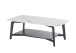 Couchtisch >Isa< in weiß, Keramik - 130x45x70cm (BxHxT)