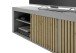 TV-Board >Jasper< in grau Dekor - 150x40x40cm (BxHxT)