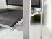 Stapelstuhl >Meran< in Grau, Kunstfasergewebe Textilux® - 57x98x64cm (BxHxT)