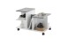 Couchtisch >Inga< in betonoxid Dekor - 80x52x50cm (BxHxT)