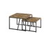 Couchtisch >Lola< (2er Set) in Teak, recyceltes Teak - 60x45x60cm (BxHxT)