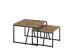 Couchtisch >Lola< (2er Set) in Teak, recyceltes Teak - 60x45x60cm (BxHxT)