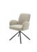 Armlehnstuhl >Malia< (2er Set) in beige, Strukturstoffbezug - 58x86x63cm (BxHxT)