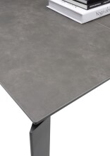 Esstisch >Paul< ausziehbar bis 240cm, anthrazit, Keramik - 180(240)x76x95cm (BxHxT)
