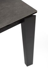 Esstisch >Paul< ausziehbar bis 240cm, anthrazit, Keramik - 180(240)x76x95cm (BxHxT)