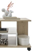 Couchtisch >Marti< in Rima Oak Dekor - 110x42,5x60cm (BxHxT)