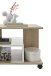 Couchtisch >Marti< in Rima Oak Dekor - 110x42,5x60cm (BxHxT)