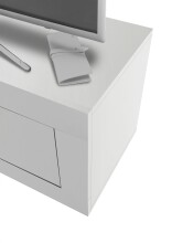 TV-Board >Oakland 100< in weiß Dekor - 99,1x39x35,4cm (BxHxT)