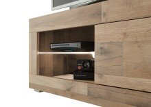 TV-Board >Oakland 100< in Montana Oak Dekor - 99,1x39x35,4cm (BxHxT)