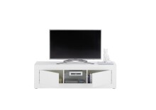 TV-Board >Oakland 140< in weiß Dekor - 140,1x39x35,4cm (BxHxT)