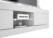TV-Board >Oakland 140< in weiß Dekor - 140,1x39x35,4cm (BxHxT)