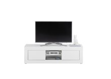 TV-Board >Oakland 140< in weiß Dekor -...