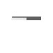 Wandregal >QUAYLE< in Secret grey / Uni Wolfram grau  - 150x19x19,4cm (BxHxT)