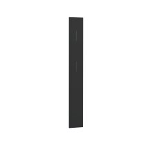 Garderobenpaneel >QUAYLE< in Schwarz - 25x189x2,2cm (BxHxT)