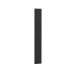 Garderobenpaneel >QUAYLE< in Schwarz - 25x189x2,2cm (BxHxT)