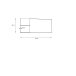 Spiegelpaneel >QUAYLE< in Schwarz - 150x60x13,5cm (BxHxT)
