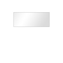 Wandspiegel >QUAYLE< in Uni Wolfram grau - 150x60x1,8cm (BxHxT)