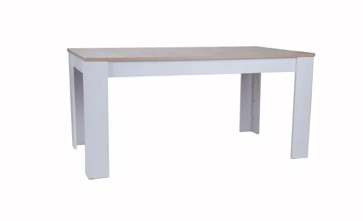 Esstisch >Romance< (ausziehbar) in San Remo hell - 160(200cm)x76x90cm (BxHxT)