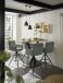 Barhocker >Sofia Barhocker< (2er Set) in grau, Cordbezug - 54x103,5x58cm (BxHxT)
