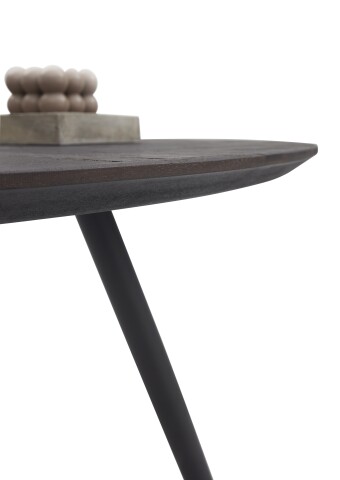 Esstisch >Joe< in Teak, recyceltes Teak - 110x78x108cm (BxHxT)
