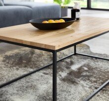 Couchtisch >Thor< in Eiche, Eiche massiv -...