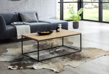 Couchtisch >Thor< in Eiche, Eiche massiv - 110x40x60cm (BxHxT)