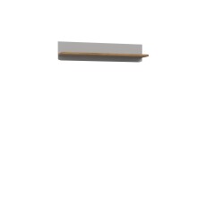 Wandboard >SURFINIO< in Grau / Catania Eiche  -...