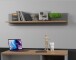 Wandboard >SURFINIO< in Grau / Catania Eiche  - 110x22,8x21,9cm (BxHxT)