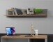 Wandboard >SURFINIO< in Grau / Catania Eiche  - 110x22,8x21,9cm (BxHxT)