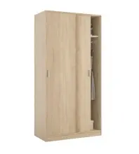 Schwebetürenschrank >MAX< in Kanada-Eiche -...