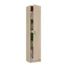 Mehrzweckschrank >Multipurpose< in Eiche - 37,2x180x37 (BxHxT)