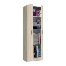 Mehrzweckschrank >Multipurpose< in Eiche - 58,5x180x37 (BxHxT)