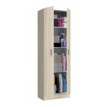 Mehrzweckschrank >Multipurpose< in Eiche - 58,5x180x37 (BxHxT)