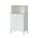 Mehrzweckschrank >KIRA< in Artik-Weiß/Kanada-Eiche - 72x126x40 (BxHxT)