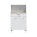 Mehrzweckschrank >KIRA< in Artik-Weiß/Kanada-Eiche - 72x126x40 (BxHxT)