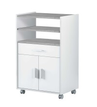 Mehrzweckschrank >TIDY< in Artik-Weiß/Beton-Grau - 59x92x40 (BxHxT)